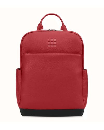 Moleskine Leather Pro Backpack - Red