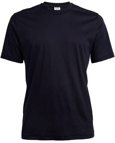 Zimmerli of Switzerland 286 Sea Island Cotton T-shirt - Black