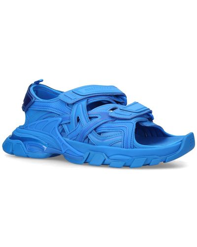 Balenciaga Track Touch-strap Sandals - Blue