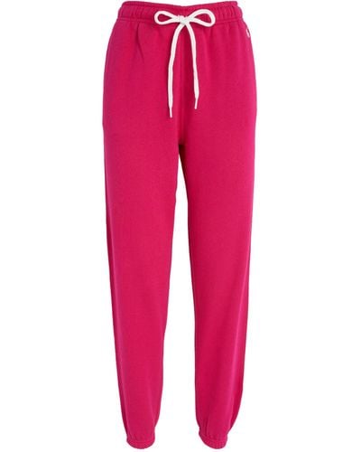Ralph Lauren Girls Polo Graphic Joggers - Bright Pink