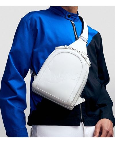 Christian Louboutin Loubifunk Leather Backpack - Blue