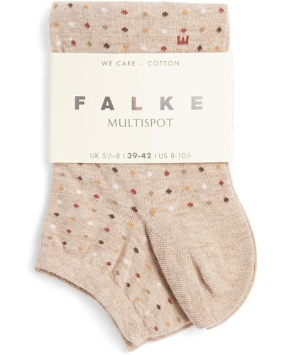 FALKE Stretch-cotton Multispot Socks - Natural