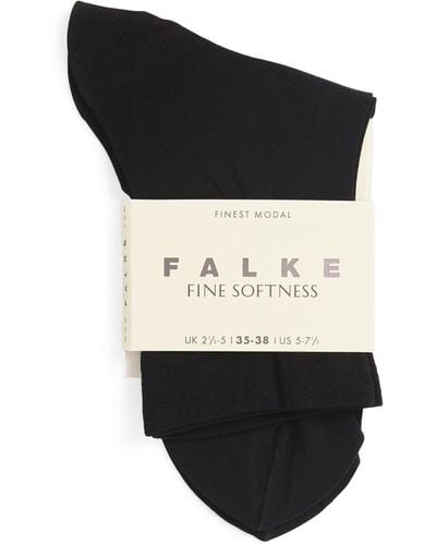 FALKE Fine Softness Socks - Black