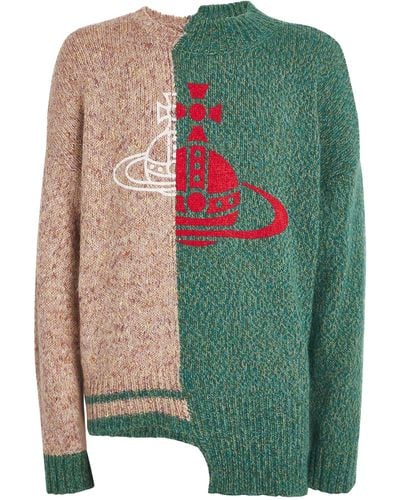 Vivienne Westwood Wool-blend Orb Sweater - Green