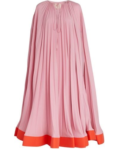 ROKSANDA Pleated Anaphora Maxi Dress - Pink