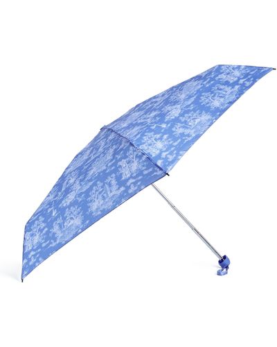 Harrods Toile Umbrella - Blue