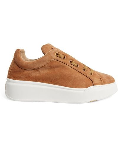 Max Mara Suede Trainers - Brown