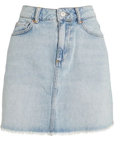 AllSaints Denim Lana Mini Skirt - Blue