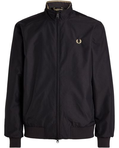 Fred Perry Brentham Track Jacket - Black