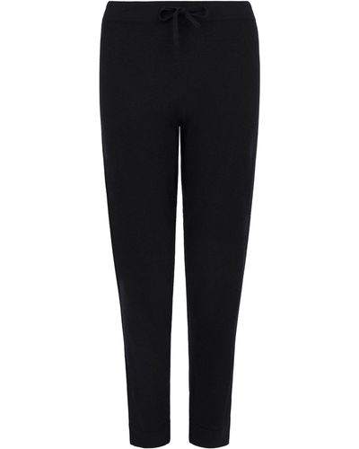Cashmere In Love Wool-cashmere Jana Trousers - Black