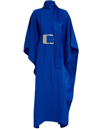 ‎Taller Marmo Belted Luna Kaftan Dress - Blue
