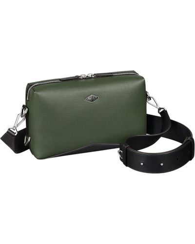 Cartier Leather Losange Cross-body Bag - Green