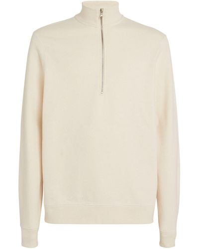 Sunspel Cotton Loopback Sweatshirt - White