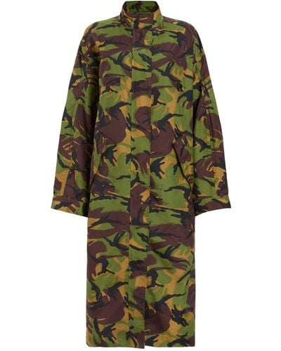 AllSaints Camouflage Daneya Parka - Green