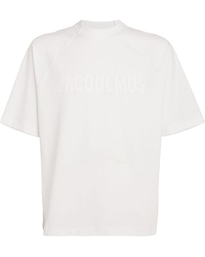 Jacquemus Raglan-sleeve Logo T-shirt - White