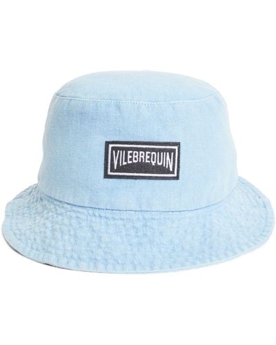 Vilebrequin Logo Bucket Hat - Blue