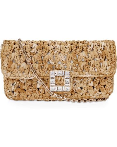 Roger Vivier Tres Vivier Jeu De Filles Clutch Bag - Metallic