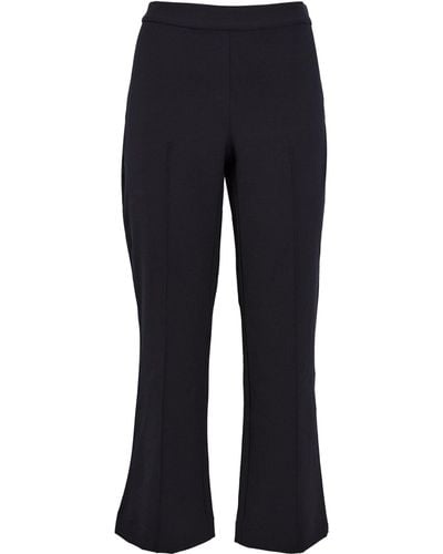 Vince Cropped Flared Pants - Blue
