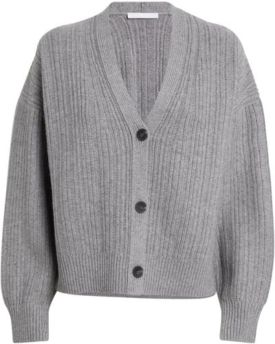 Helmut Lang Wool-cashmere Cardigan - Gray