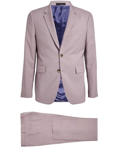 Paul Smith 2-piece Wool-mohair Suit - Purple