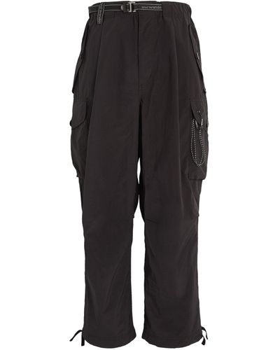 and wander Oversized Cargo Trousers - Black