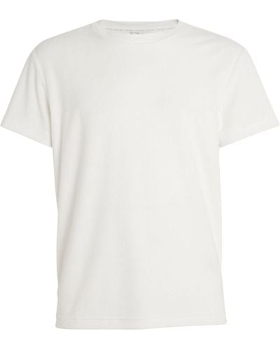 Calvin Klein Towelling Beach T-shirt - White