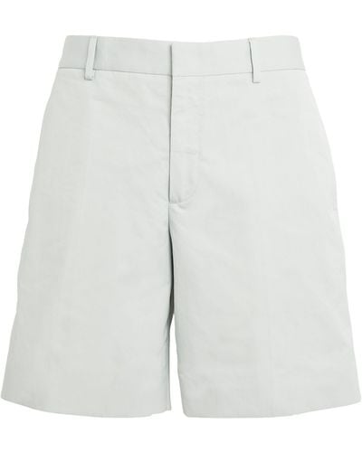 Off-White c/o Virgil Abloh Cotton Tailored Shorts - White