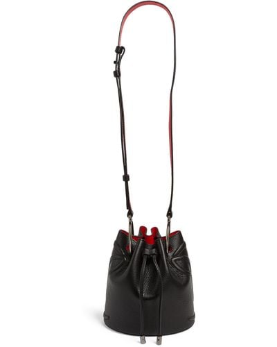 Christian Louboutin By Your Side Leather Bucket Bag - Black