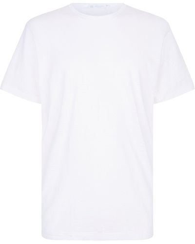 Sunspel Cellular Cotton T-shirt - White