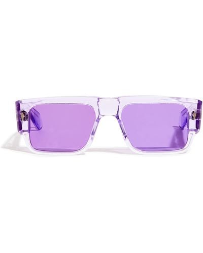 Jacques Marie Mage Rectangular Sunglasses - Purple