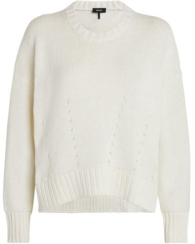 ME+EM Me+em Cotton Sweater - White