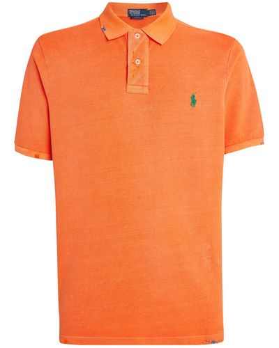 Polo Ralph Lauren Weathered Polo Shirt - Orange