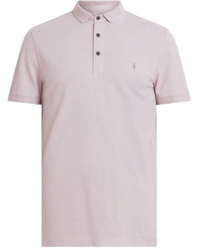 AllSaints Reform Polo Shirt - Purple