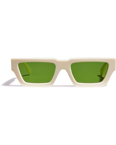 Off-White c/o Virgil Abloh Manchester Sunglasses - Green