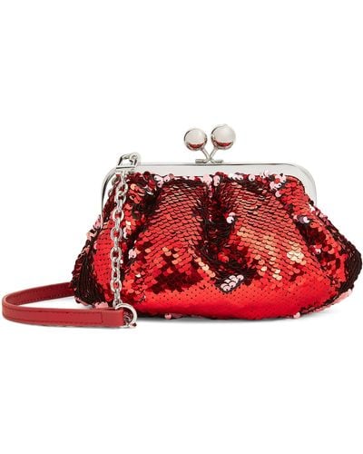 Weekend by Maxmara Small Sequinned Pasticcino Bag - Red