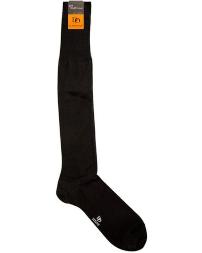 Doré Doré Long Cotton Socks - Black