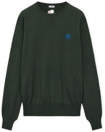 Loewe X Suna Fujita Sweater - Green
