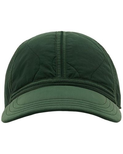 Burberry Nylon Quilted Baseball Cap - Green
