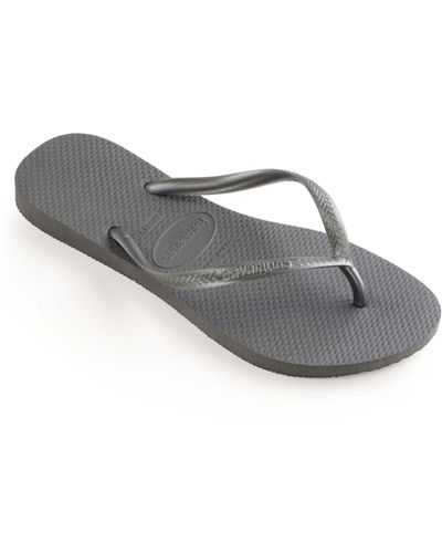 Havaianas Slim Flip Flops - Gray