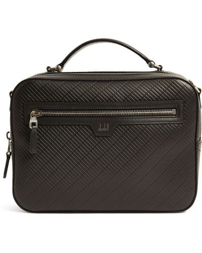 Dunhill Calfskin Rollagas Top-handle Bag - Black