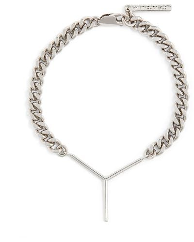 Y. Project Silver-tone Mini Y Chain Bracelet - Metallic
