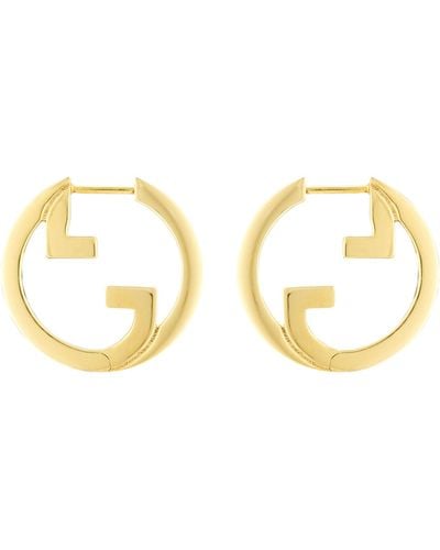 Gucci Blondie Hoop Earrings - Metallic