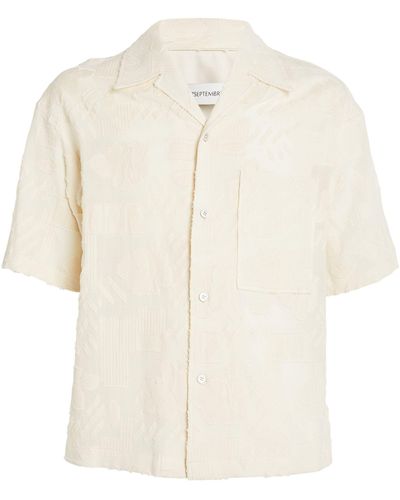 LE17SEPTEMBRE Embroidered Shirt - White