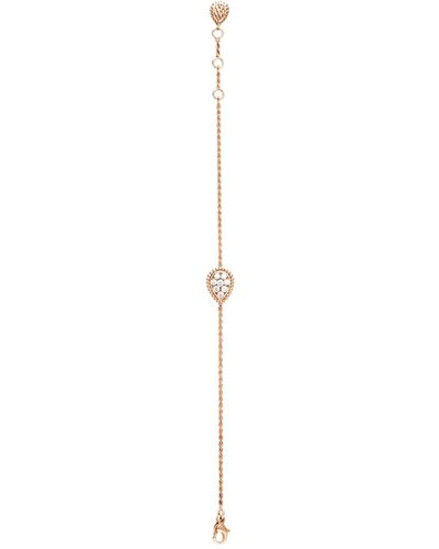 Boucheron Rose Gold And Diamond Serpent Bohème Bracelet - Metallic