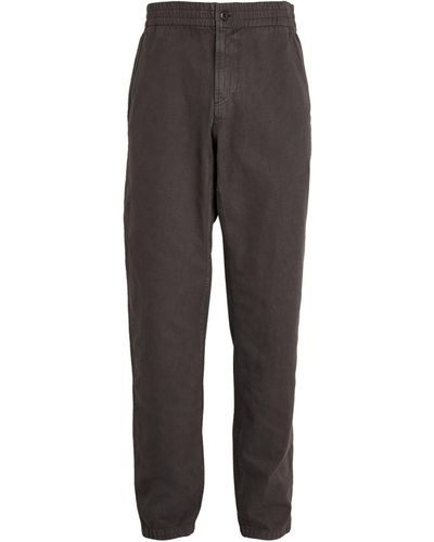 A.P.C. Elasticated Straight Trousers - Grey