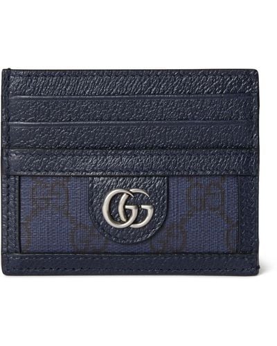 Gucci Ophidia Gg Card Holder - Blue