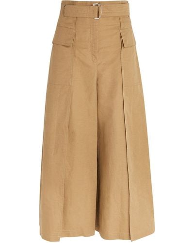 Weekend by Maxmara Cropped Trousers - Natural