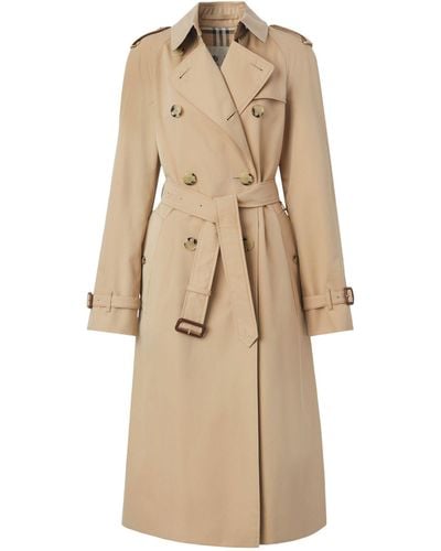 Burberry The Long Waterloo Heritage Trench Coat - Natural