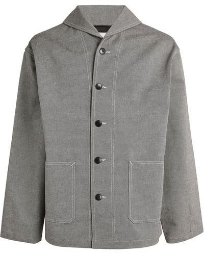Maison Margiela Cotton Hooded Jacket - Gray