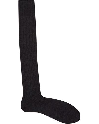 Pantherella Knightsbridge Over-the-calf Socks - Grey